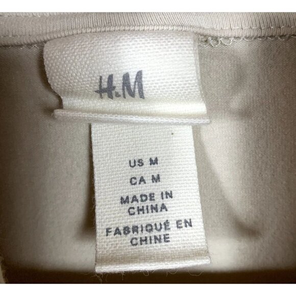 H&M Rewind Slow the Pace Rediscover Space Yoga Long Sleeve Shirt Size Medium - Picture 3 of 4